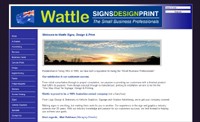 Wattle Signs, Design and Print